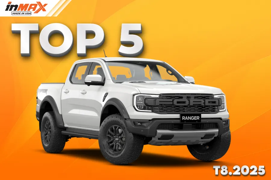 Ford Ranger – Bán tải bán chạy nhất Việt Nam tháng 8/2025.