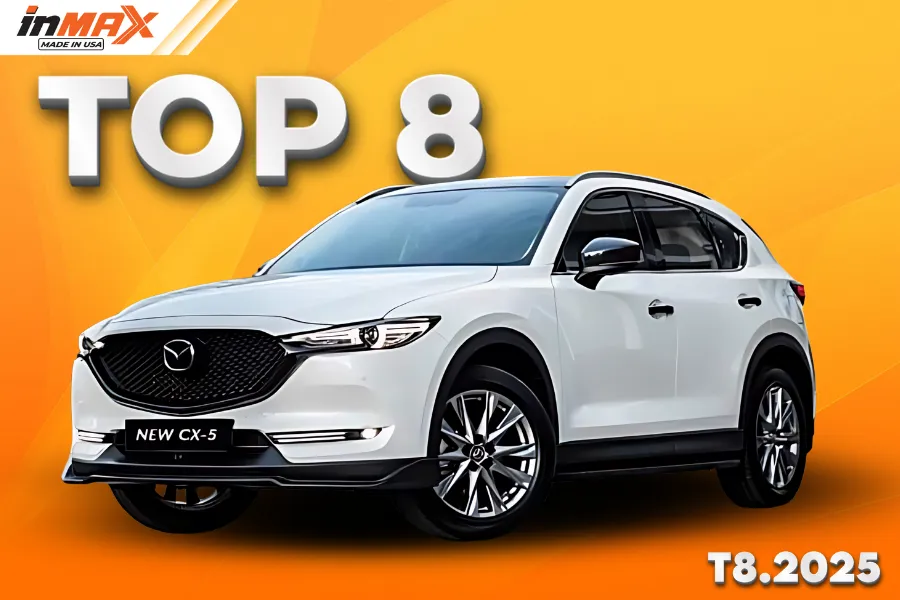 Mazda CX-5 – SUV cỡ C, mẫu xe quen thuộc trong top.