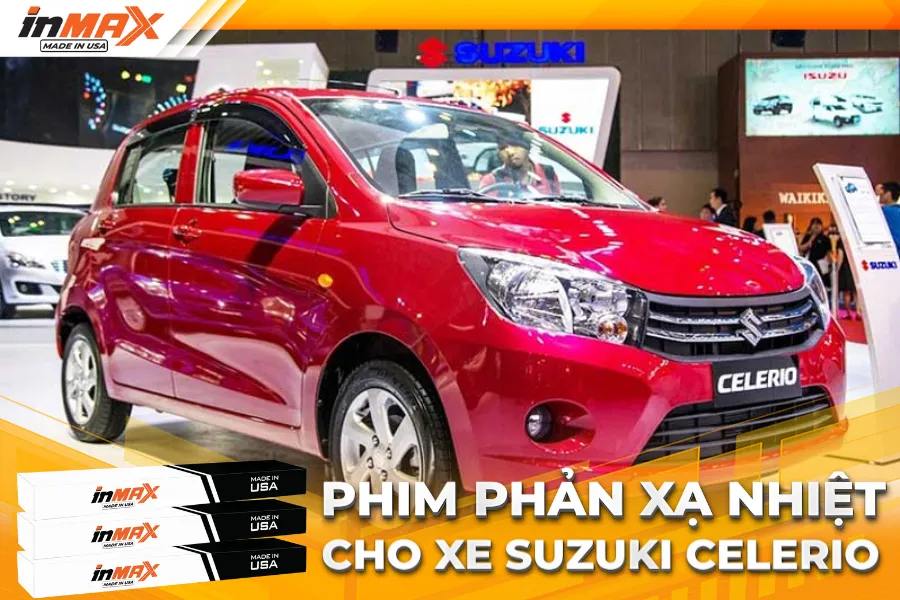 Dán phim phản xạ nhiệt cho xe Suzuki Celerio
