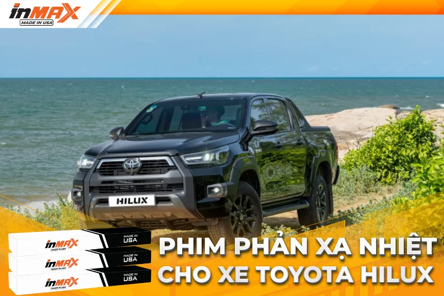 Dán phim phản xạ nhiệt cho xe Toyota Hilux