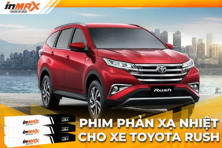 Dán phim phản xạ nhiệt cho xe Toyota Rush