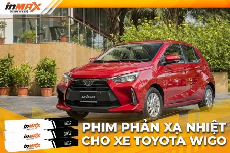 Dán phim phản xạ nhiệt cho xe Toyota Wigo