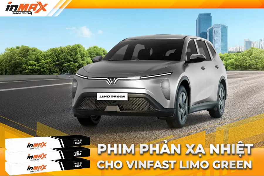 Dán phim phản xạ nhiệt cho xe Vinfast Limo Green