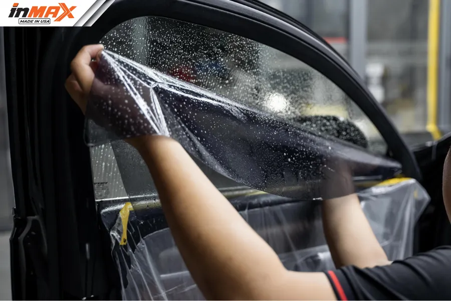 Quy trình dán phim phản xạ nhiệt cho xe Volvo S90