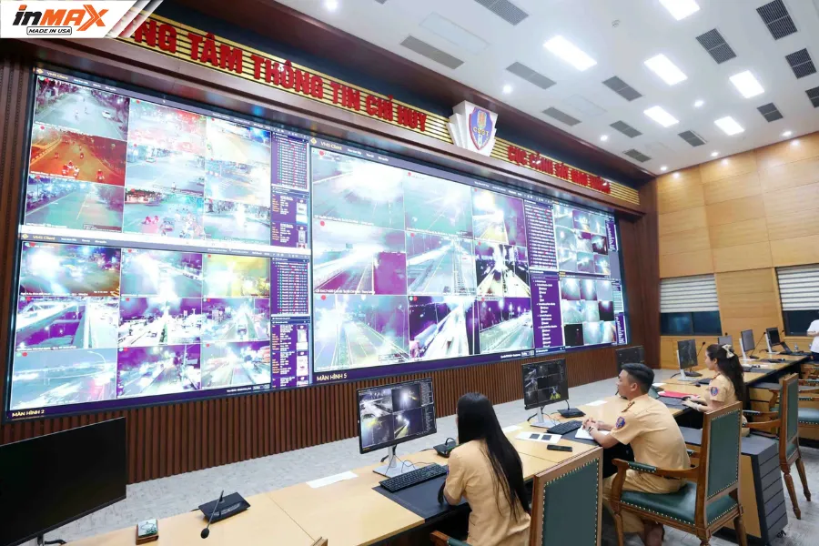 Trung tâm Thông tin Chỉ huy Cục Cảnh sát giao thông tập trung dữ liệu, hình ảnh, thông tin về hoạt động giao thông cả nước