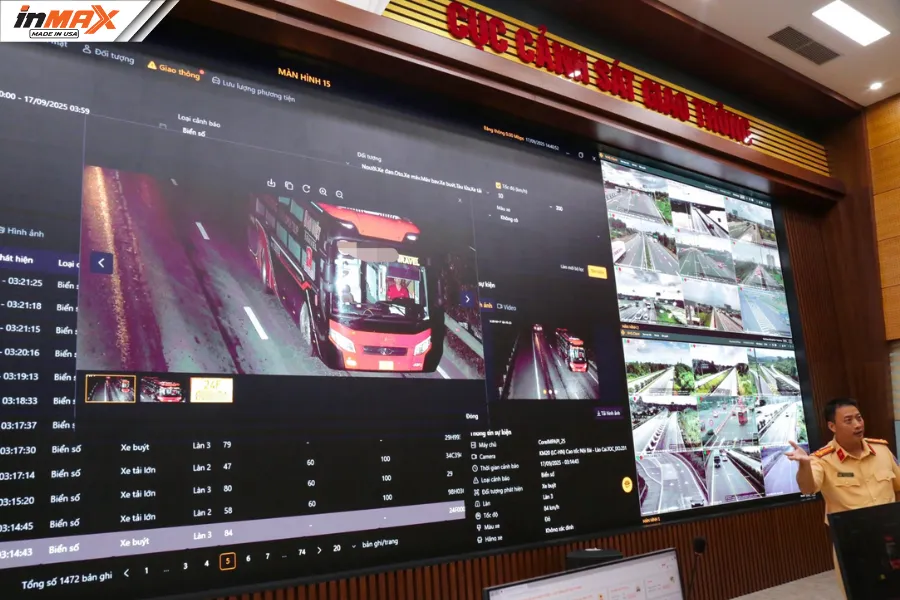 Camera AI giám sát giao thông có khả năng giám sát, điều phối giao thông, truy vết PTGT gây tai nạn bỏ trốn