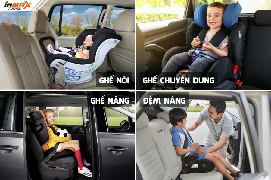 Gợi ý lựa chọn loại ghế ngồi ô tô trẻ em phù hợp