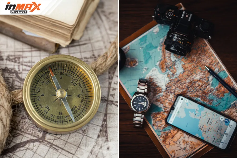 Cách xác định hướng xuất hành - Bước 2 - Xác định phương vị bằng la bàn