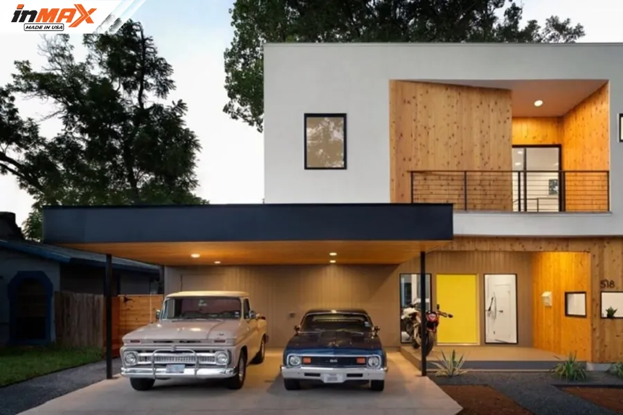 Kích thước gara ô tô trong nhà cho dòng xe Hatchback