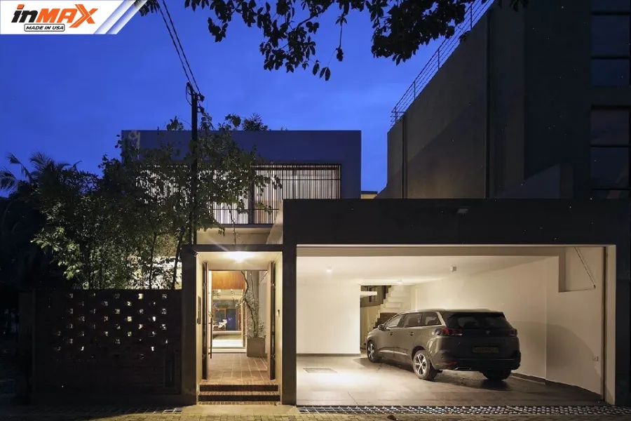 Kích thước gara ô tô trong nhà cho dòng xe Sedan