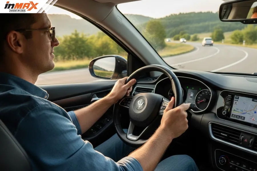 Luôn giữ tay trên vô-lăng và quan sát liên tục khi sử dụng Cruise Control