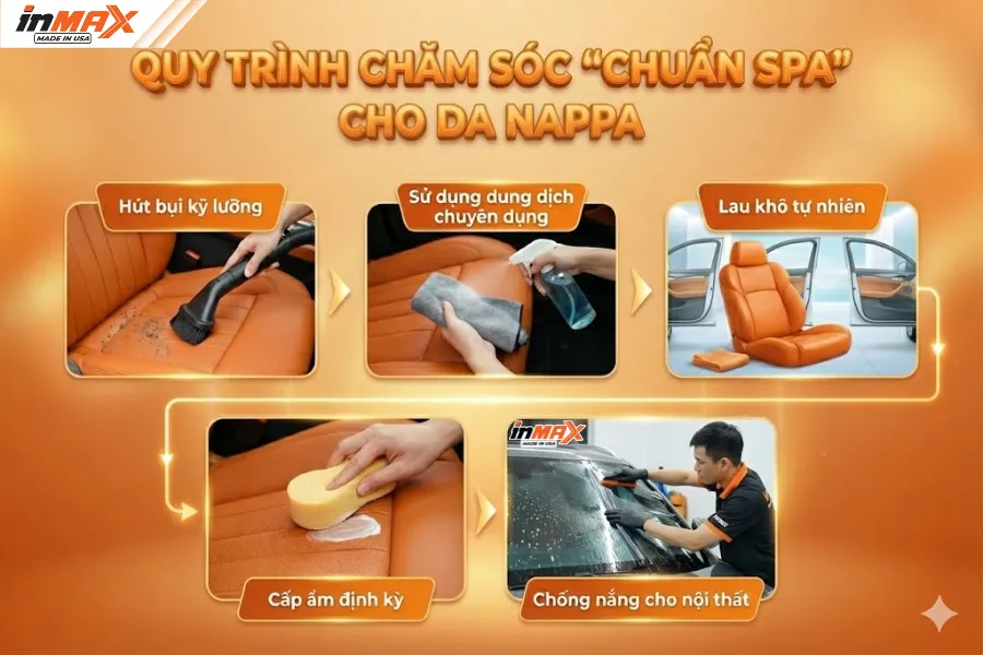 Quy trình vệ sinh da Nappa