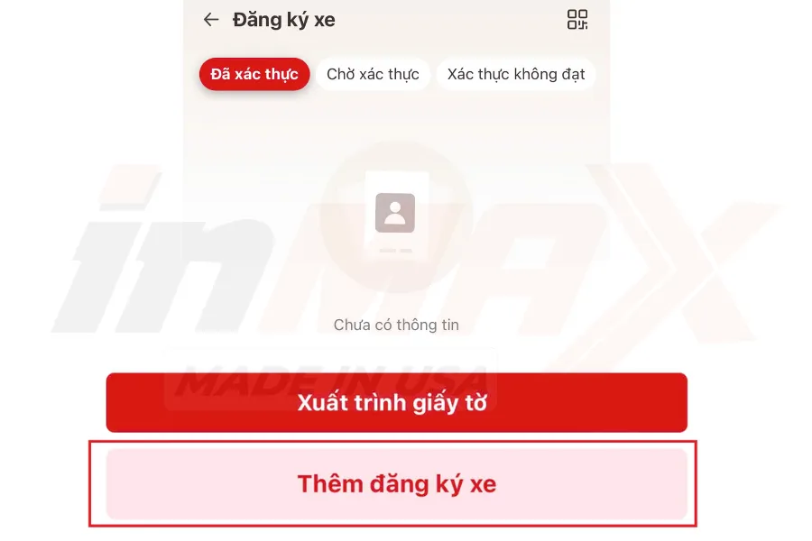 Tích hợp đăng ký xe vào VNeID - Bước 3