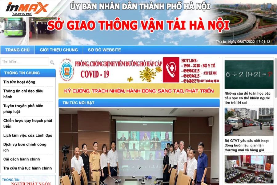 Tra cứu phạt nguội trên hệ thống của Sở GTVT Hà Nội