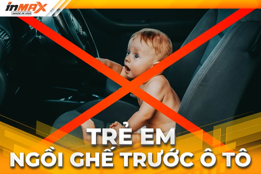 Trẻ em ngồi ghế trước ô tô: Quy định mới từ 1/1/2026