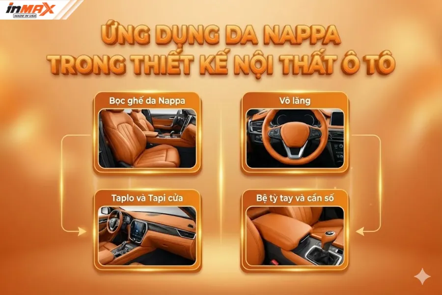 Ứng dụng da Nappa