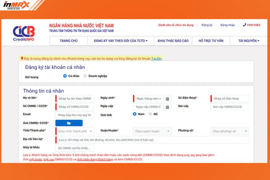 Website tra cứu CIC
