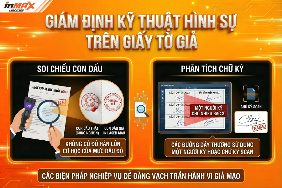 Giám định kỹ thuật hình sự trên giấy tờ giả