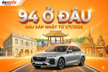 Ký hiệu biển xe 94 ở đâu sau sáp nhập từ 1/7/2025