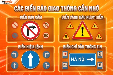 Các biển báo giao thông cần nhớ 2026: Mẹo thuộc lòng & Mức phạt chi tiết