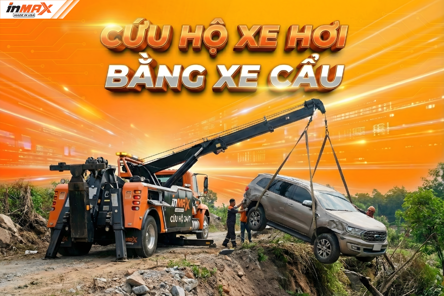 Cứu hộ xe hơi bằng xe cẩu (Crane)