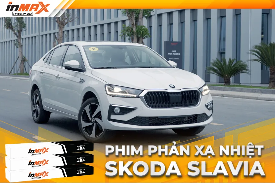 Dán phim phản xạ nhiệt cho xe Skoda Slavia