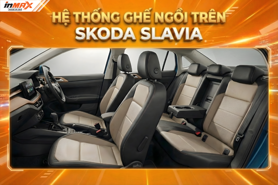 Hệ thống ghế ngồi trên Skoda Slavia
