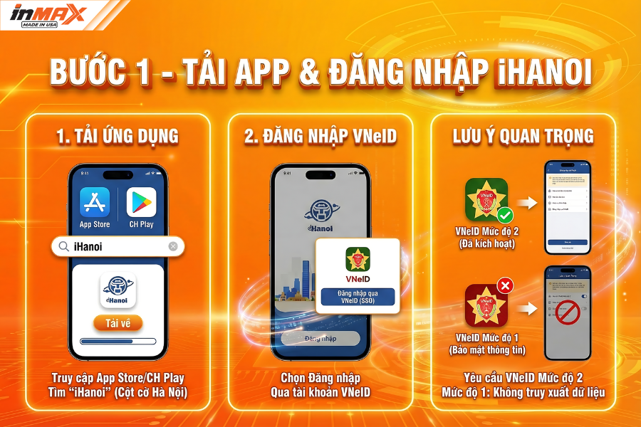Bước 1: Tải App và chuẩn bị tài khoản để nộp phạt giao thông online