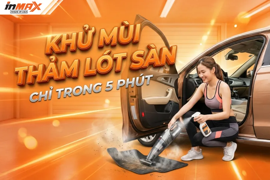 Khử mùi thảm lót sàn oto