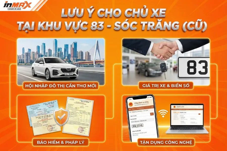 Những lưu ý quan trọng cho chủ xe tại khu vực 83 - Sóc Trăng cũ