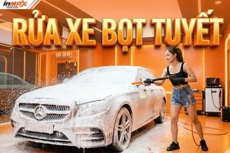 Rửa xe bọt tuyết là gì? Quy trình chuẩn và lợi ích vượt trội cho xe hơi