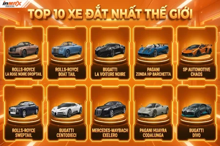 Top 10 xe đắt nhất thế giới hiện nay