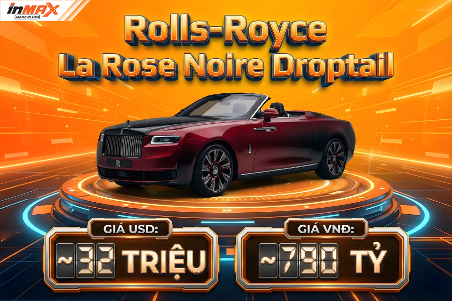 Rolls-Royce La Rose Noire Droptail - TOP 1 xe đắt nhất thế giới