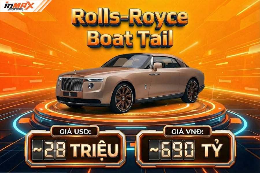 Rolls-Royce Boat Tail - TOP 2 xe đắt nhất thế giới