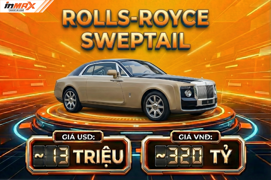 Rolls-Royce Sweptail - TOP 6 xe đắt nhất thế giới