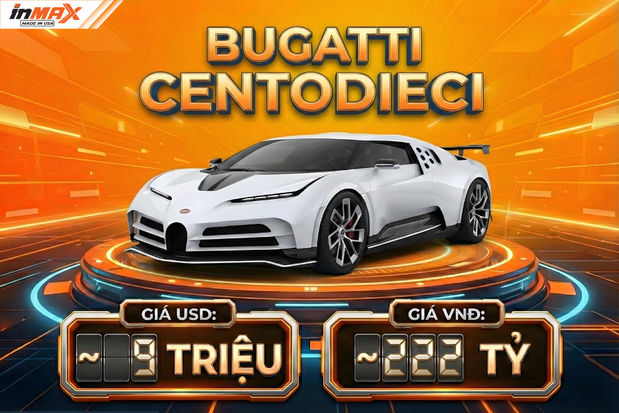 Bugatti Centodieci - TOP 7 xe đắt nhất thế giới