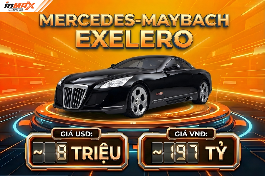 Mercedes-Maybach Exelero - TOP 8 xe đắt nhất thế giới