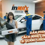 Dán phim cách nhiệt Inmax chính hãng tại Quang Chiến Auto