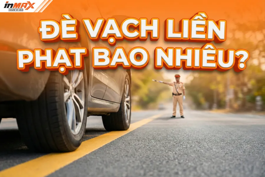 Đè vạch liền phạt bao nhiêu
