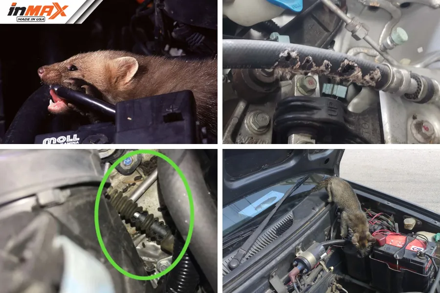 Hậu quả nếu không chống chuột oto