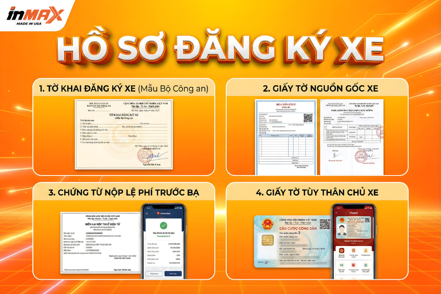 Hồ sơ đăng ký xe, biển số xe mới nhất 2026