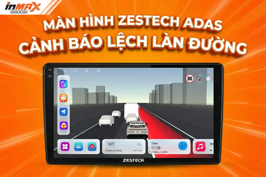 Zestech ZX Adas-Cảnh báo lệch làn đường