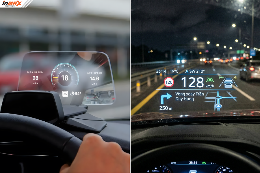 Phân loại HUD kính lái theo kiểu màn hiển thị