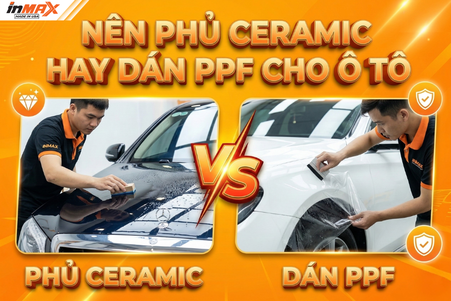 Nên phủ ceramic hay dán PPF cho ô tô