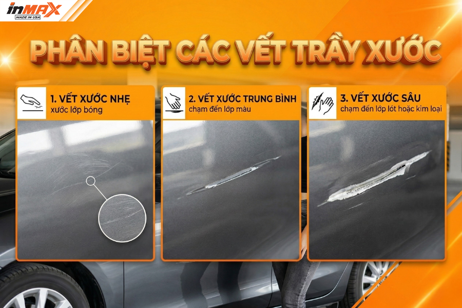 Phân biệt các vết trầy xước