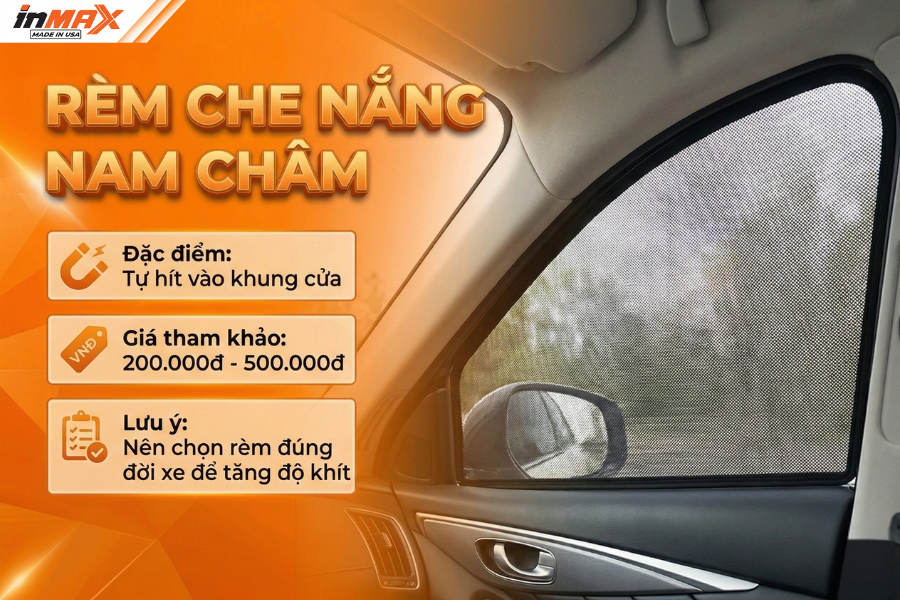 Rèm che nắng nam châm