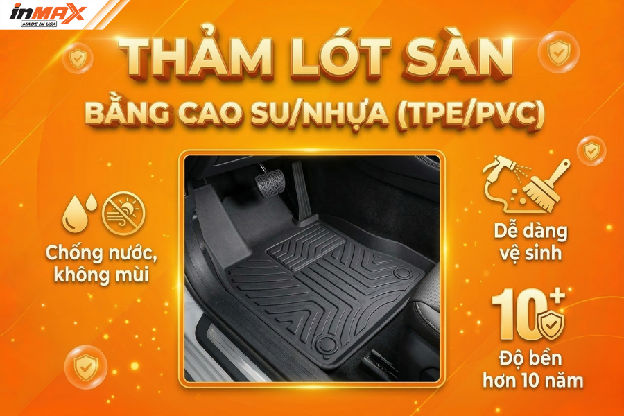 Thảm lót sàn bằng cao su-nhựa