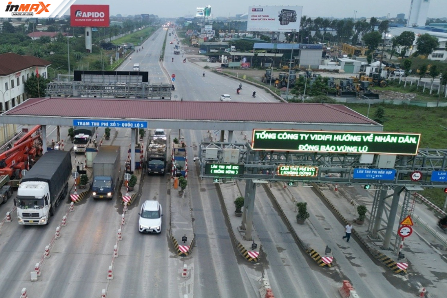 Lưu ý khi đi qua trạm thu phí