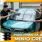 Dán phim phản xạ nhiệt cho xe Vinfast Minio Green