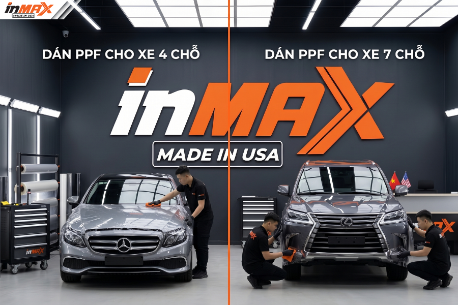 Chi phí dán phim PPF xe hơi cho xe Sedan và SUV